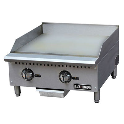 Black Diamond - BDCTG-24T, T-Static Gas Griddle 24