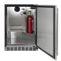 Kegco - 24" Wide Built-In Indoor Kegerator with Kit – Stainless Steel Door