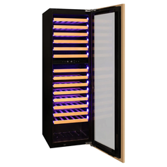 Allavino - 101 Bottle Dual Zone Panel Ready Wine Refrigerator
