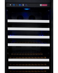 Allavino - FlexCount Series 256 Bottle Dual Zone Semi-Tall Side-by-Side Wine Refrigerators with Stainless Steel Doors