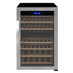 Allavino - Cascina Series 43 Bottle Dual Zone Freestanding Wine Refrigerator Cooler with Stainless Steel Door