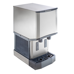 Scotsman Meridian 320 lb. Air-Cooled Nugget Ice and Water Dispenser with 12 lb. Storage