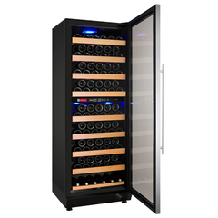 Allavino Vite II Tru-Vino 99 Bottle Dual Zone Stainless Steel Right Hinge Wine Refrigerator