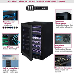 Allavino - Reserva Series side-by-side wine refrigerator