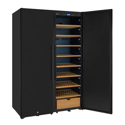 Allavino - 370 Bottle Side-by-Side Wine Vault with Solid Black Doors