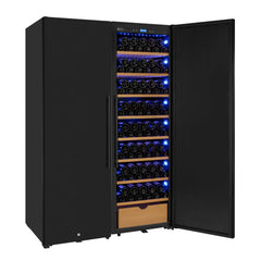 Allavino - 370 Bottle Side-by-Side Wine Vault with Solid Black Doors
