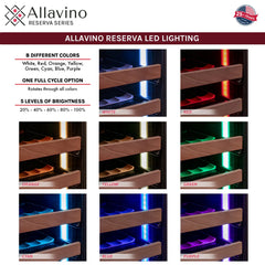Allavino - Reserva Series 102 Bottle Dual Zone Built-in Luxury Wine Refrigerator