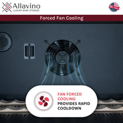 Allavino - Reserva Series 102 Bottle Dual Zone Built-in Luxury Wine Refrigerator