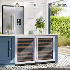Allavino - Reserva Series 102 Bottle Dual Zone Built-in Luxury Wine Refrigerator