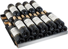 Allavino - FlexCount Series 256 Bottle Dual Zone Semi-Tall Side-by-Side Wine Refrigerators with Stainless Steel Doors