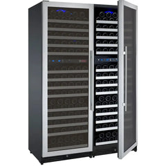 Allavino - FlexCount Series tall side-by-side wine refrigerator Stainless Steel Doors