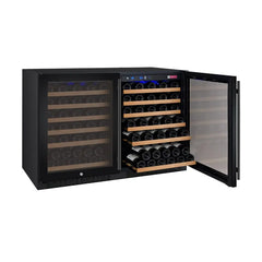 Allavino - FlexCount Series Side-by-Side Built-in Wine Refrigerators with Black Doors