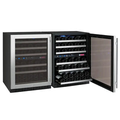 Allavino - FlexCount Series Side-by-Side Built-in Wine Refrigerators with Stainless Steel Doors