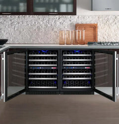 Allavino - FlexCount Series Side-by-Side Built-in Wine Refrigerators with Stainless Steel Doors