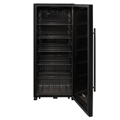 Allavino - Contemporary 102 Bottle Single Zone Freestanding Wine Refrigerator with Black Glass Door