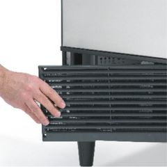 Scotsman Prodigy 329 lb. Air-Cooled Undercounter Small Cube Ice Machine with 110 lb. Bin