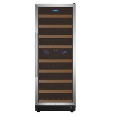 Allavino Vite II Tru-Vino 99 Bottle Dual Zone Stainless Steel Right Hinge Wine Refrigerator