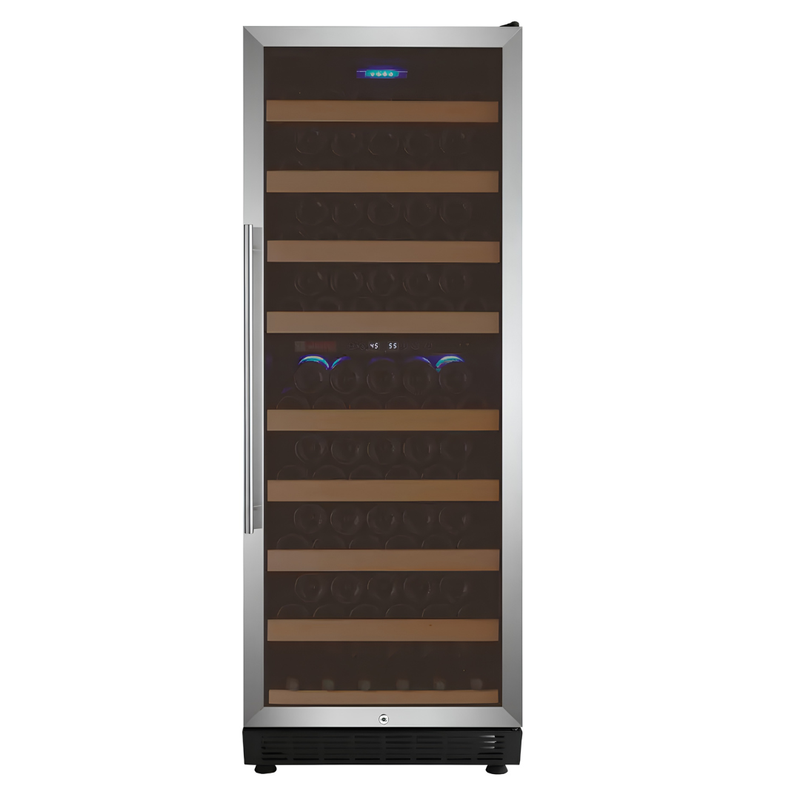 Allavino Vite II Tru-Vino 99 Bottle Dual Zone Stainless Steel Right Hinge Wine Refrigerator