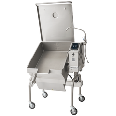 Cleveland PowerPan 40 Gallon Gas Manual Tilt Braising Pan with Standard Controls