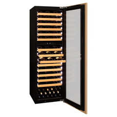 Allavino - 101 Bottle Dual Zone Panel Ready Wine Refrigerator