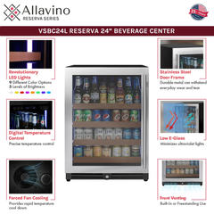 Allavino - 24" Wide Reserva Series Stainless Steel