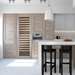 Allavino - 101 Bottle Dual Zone Panel Ready Wine Refrigerator