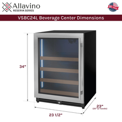 Allavino - 24" Wide Reserva Series Stainless Steel