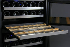 Allavino - FlexCount Series Side-by-Side Built-in Wine Refrigerators with Stainless Steel Doors