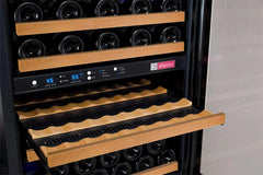 Allavino - FlexCount Series Side-by-Side Built-in Wine Refrigerators with Black Doors