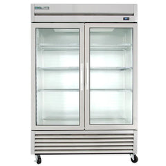 True - Refrigerator with two glass doors &  LED Lighting  T-49G-HC~FGD01