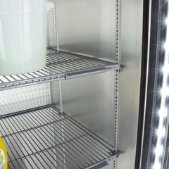 True - Refrigerator with two glass doors &  LED Lighting  T-49G-HC~FGD01