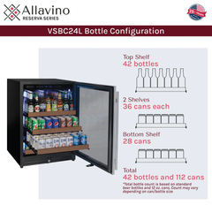 Allavino - 24" Wide Reserva Series Stainless Steel