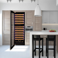 Allavino - 101 Bottle Dual Zone Panel Ready Wine Refrigerator