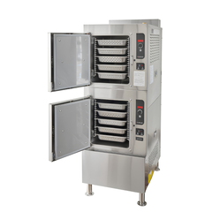 Cleveland 10-Pan Gemini Gas Convection Steamer with Twin Generators