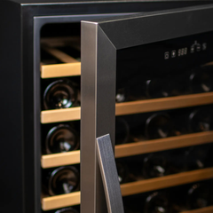 Allavino - Cascina Series 33 Bottle Single Zone Freestanding Wine Refrigerator Cooler with Stainless Steel Door