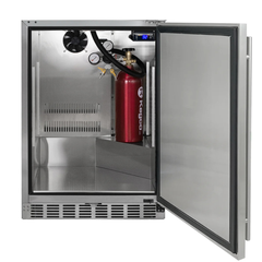 Kegco - 24" Wide Built-In Outdoor All Stainless Steel Kegerator with Kit