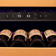 Allavino - 101 Bottle Dual Zone Panel Ready Wine Refrigerator