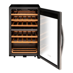 Allavino - Cascina Series 28 Bottle Dual Zone Freestanding Wine Cooler Refrigerator with Stainless Steel Door