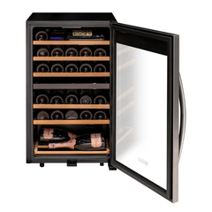 Allavino - Cascina Series 28 Bottle Dual Zone Freestanding Wine Cooler Refrigerator with Stainless Steel Door