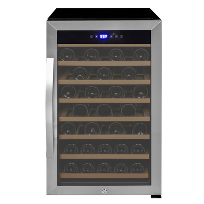 Allavino - Cascina Series 50 Bottle Single Zone Freestanding Wine Cooler Refrigerator with Stainless Steel Door