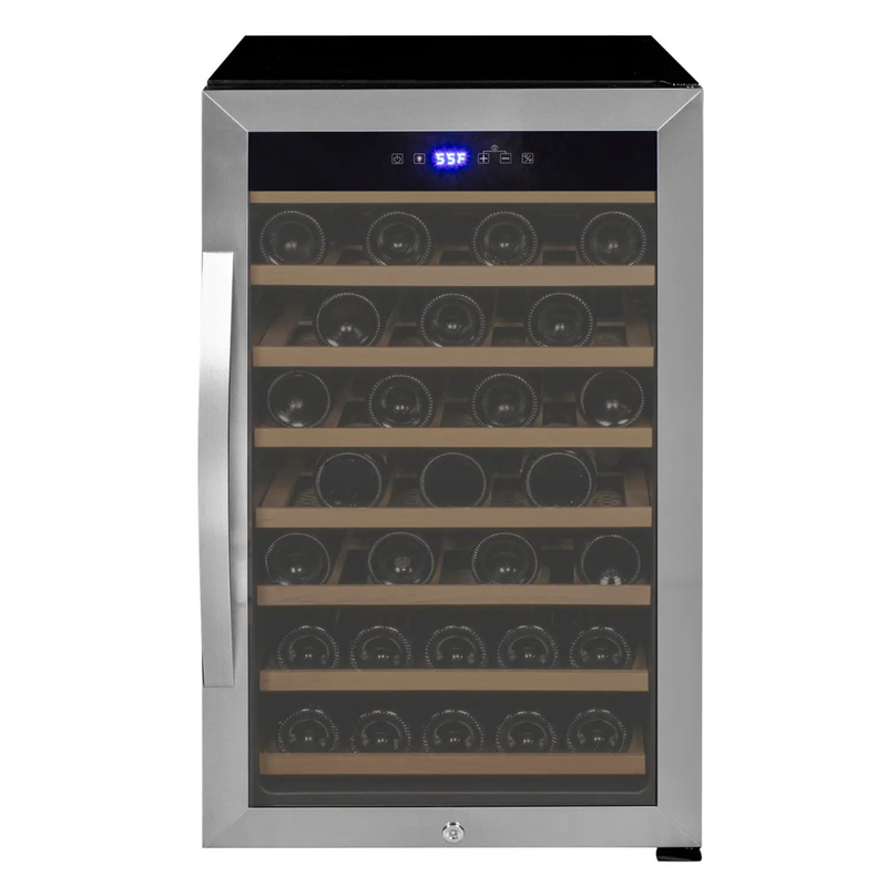 Allavino - Cascina Series 50 Bottle Single Zone Freestanding Wine Cooler Refrigerator with Stainless Steel Door