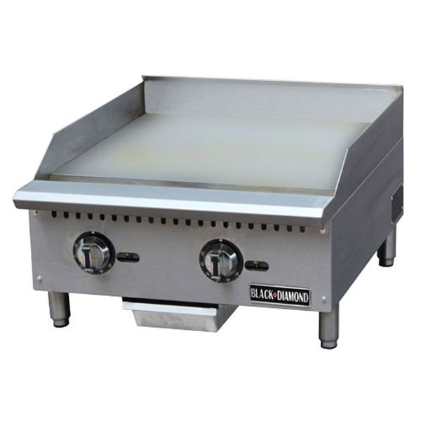 Black Diamond - BDCTG-24T, T-Static Gas Griddle 24