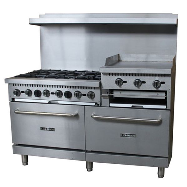 Black Diamond - GR-6024GB/NG, Gas Range, 60
