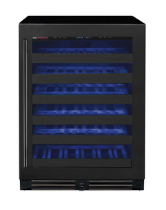 Allavino - Reserva Series 50 Bottle Single Zone Built-In Wine Refrigerator - Black Stainless Steel