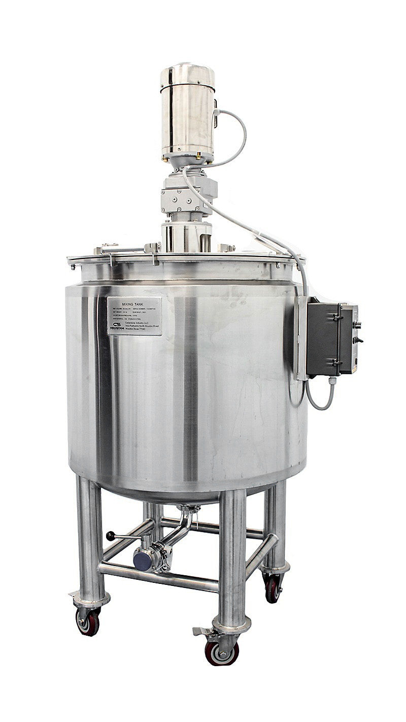 100 Gallon Single Wall Mixing Tank, EZMix-100G