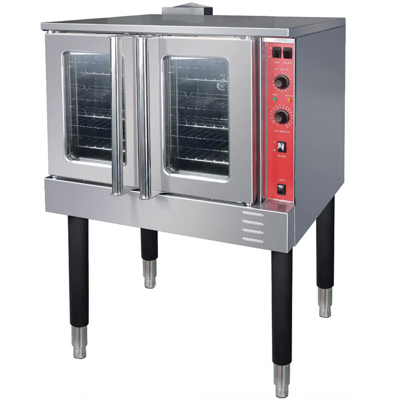 Ecomax FGC100 Natural Gas/Propane Convection Oven - Fits 5 Full Size Sheet Pans