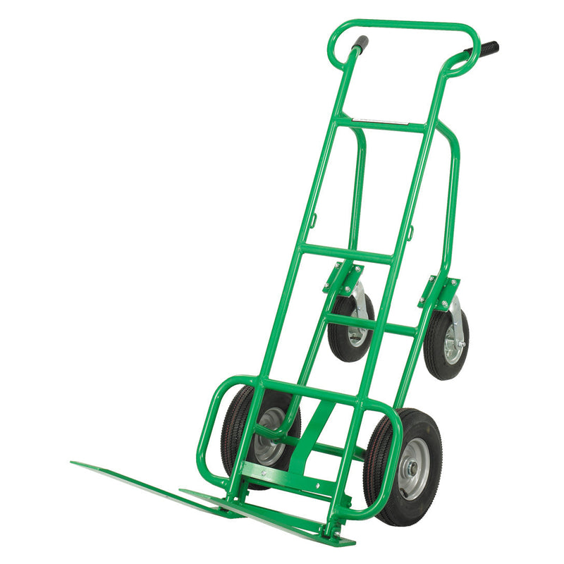 Valley Craft 4-Wheel Deluxe Pallet Hand Trucks with Extended Forks (F80233C7)