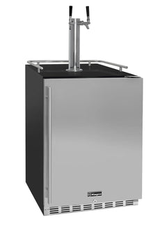 Kegco - 24" Wide Built-In Indoor Kegerator with Kit – Stainless Steel Door