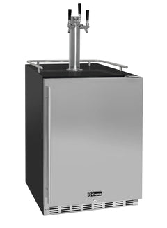 Kegco - 24" Wide Built-In Indoor Kegerator with Kit – Stainless Steel Door