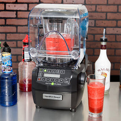 Hamilton Beach HBH850 The Summit Commercial Blender with Programmable Controls & Sound Enclosure – 64 Oz/1.8L Capacity, 3 HP
